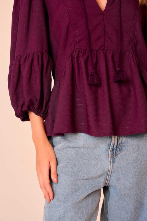 Bata Florenca Roxo Berinjela - foto 4