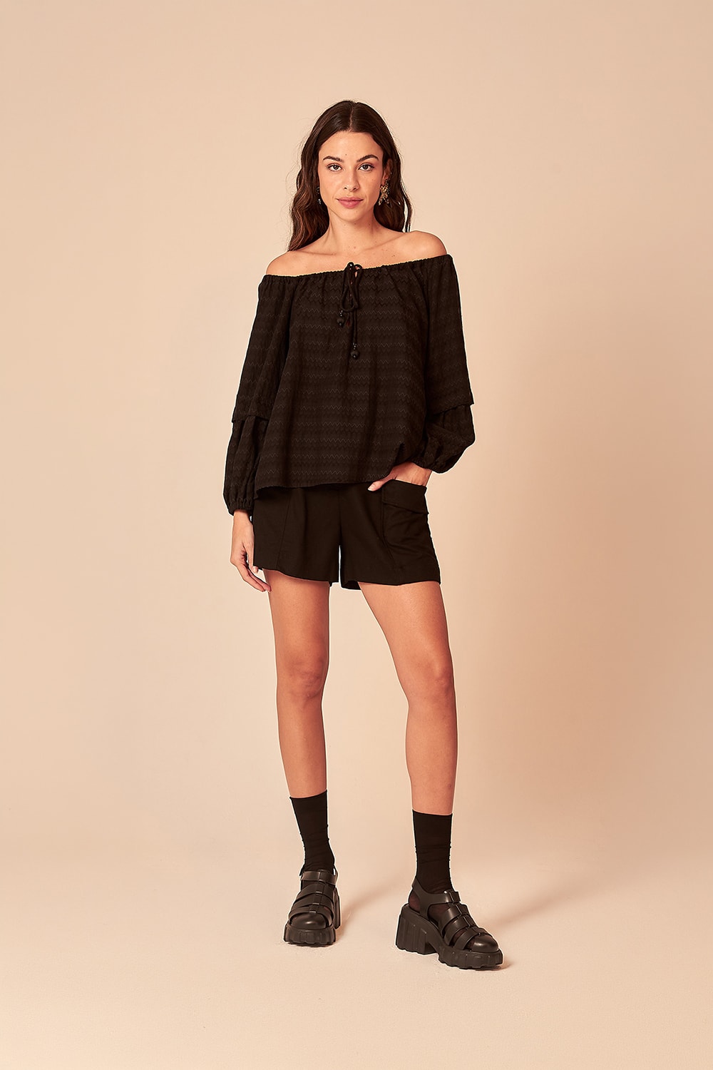 Bata Miragem Preto