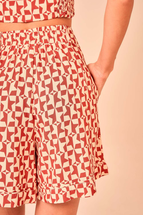 Bermuda Estrelada Estampado - foto 4