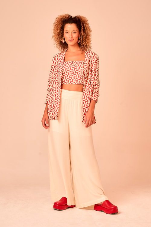 Blazer Estrelada Estampado - foto 2