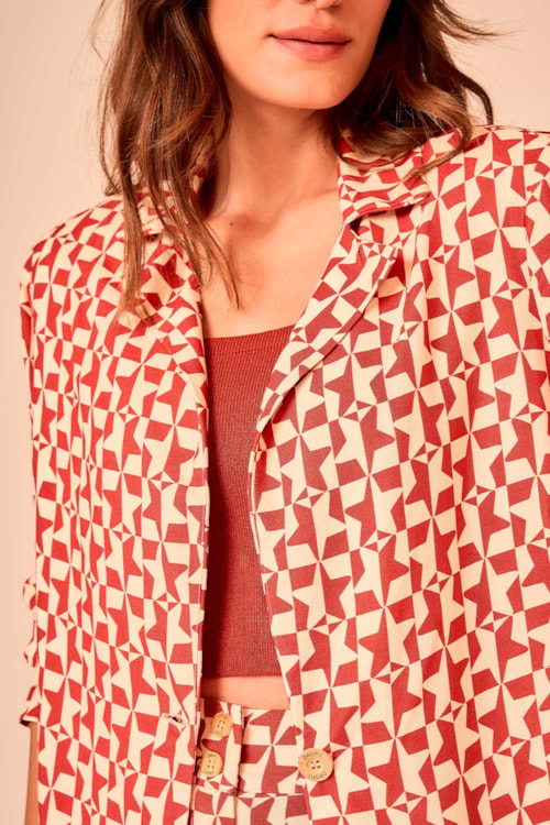 Blazer Estrelada Estampado - foto 3