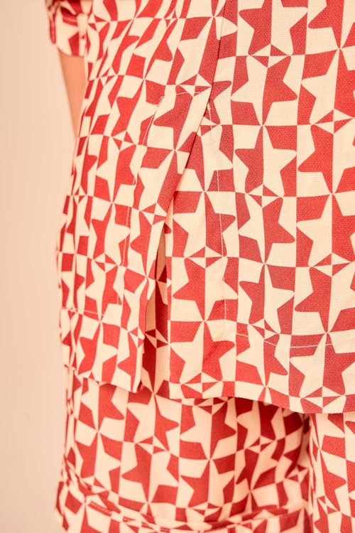 Blazer Estrelada Estampado - foto 4