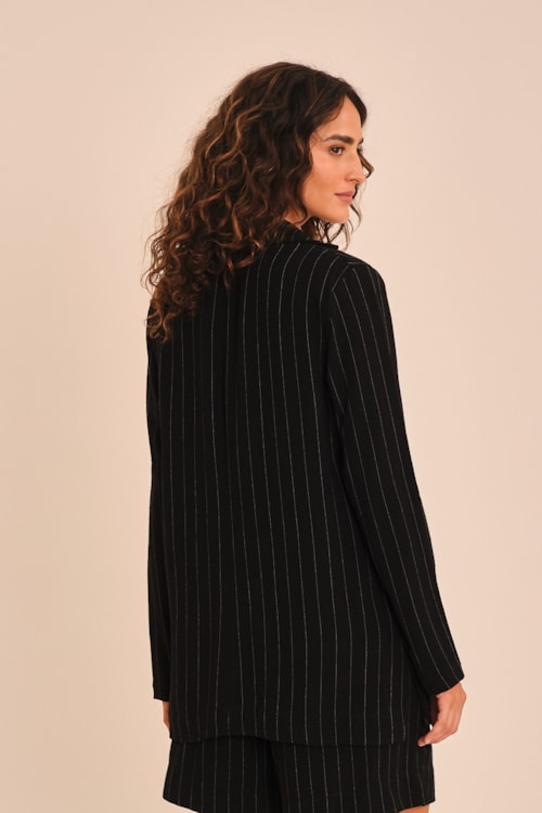 Blazer Listra Alfaiataria Listrado - foto 2