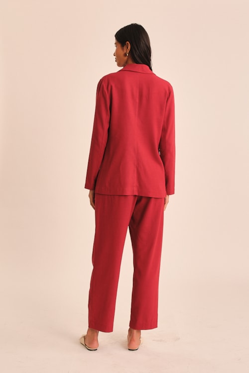 Blazer Poente Vermelho Hibisco - foto 5