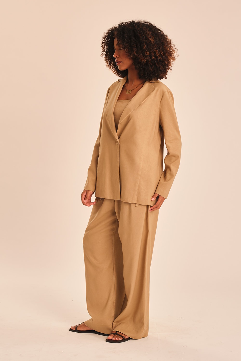 Blazer Safra Bege Tahine