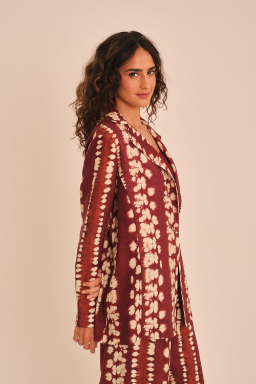 Blazer Tie Dye Luna Estampado - foto 4