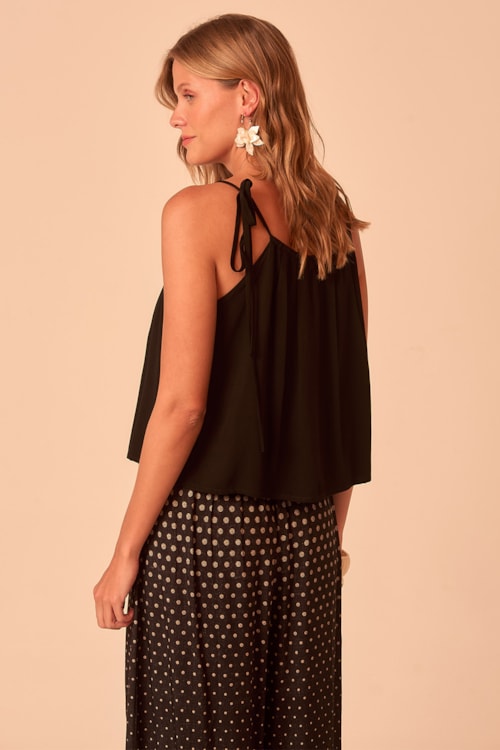 Blusa Amarração Essencial Preto - foto 3