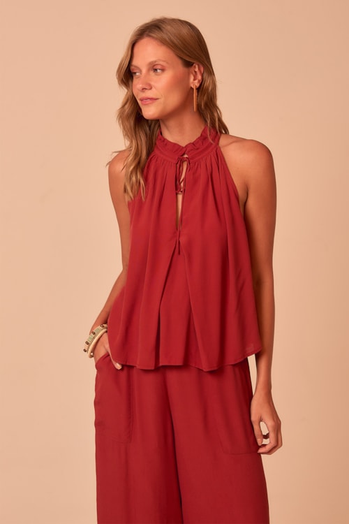 Blusa Anoitecer Telha - foto 2