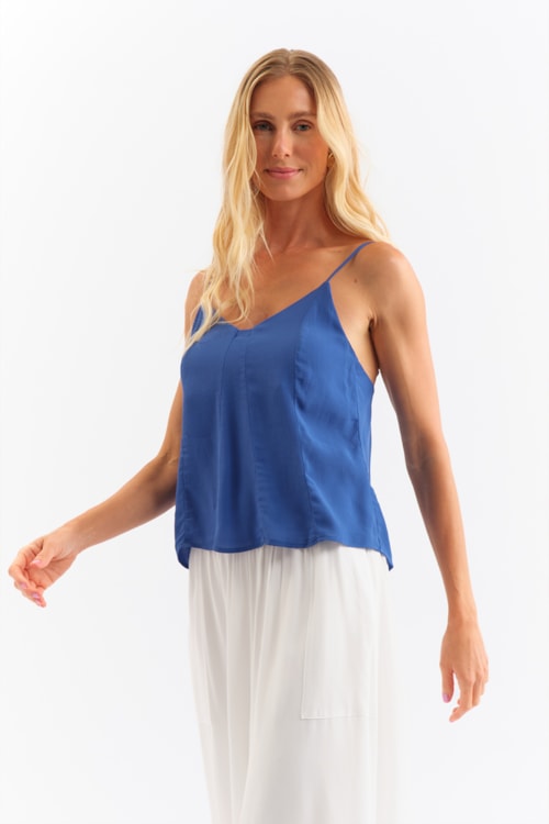 Blusa Aurora Azul Gruta - foto 3