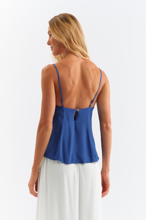 Blusa Aurora Azul Gruta - foto 4