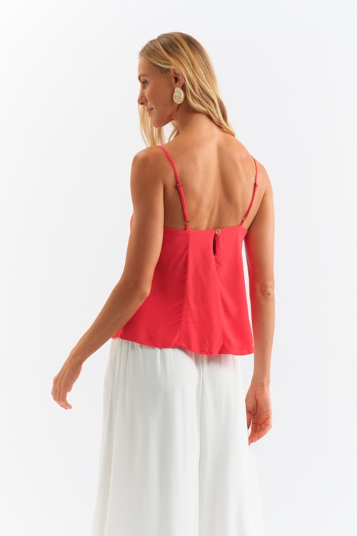 Blusa Aurora Vermelho Fogo - foto 6
