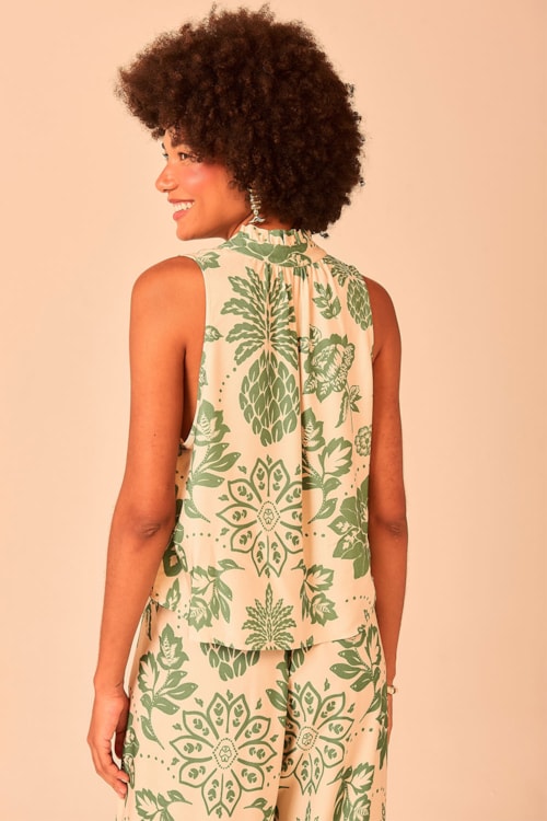 Blusa Bali Tropical Estampado - foto 3