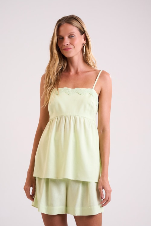 Blusa Balneario Verde Mint - foto 2