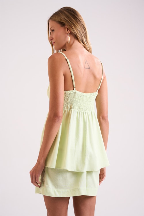 Blusa Balneario Verde Mint - foto 4