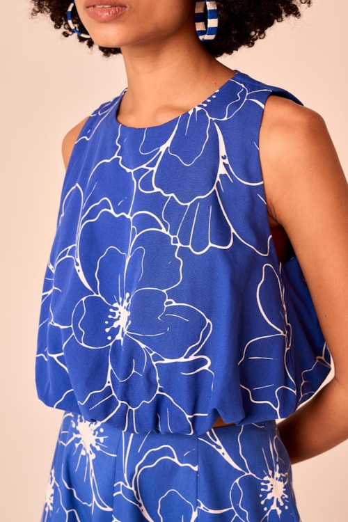 Blusa Balone Lazuli Estampado - foto 2