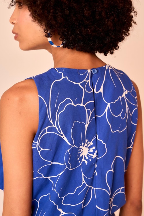 Blusa Balone Lazuli Estampado - foto 4
