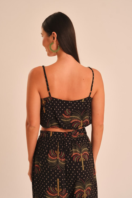 Blusa Balone Oasis Estampado - foto 3