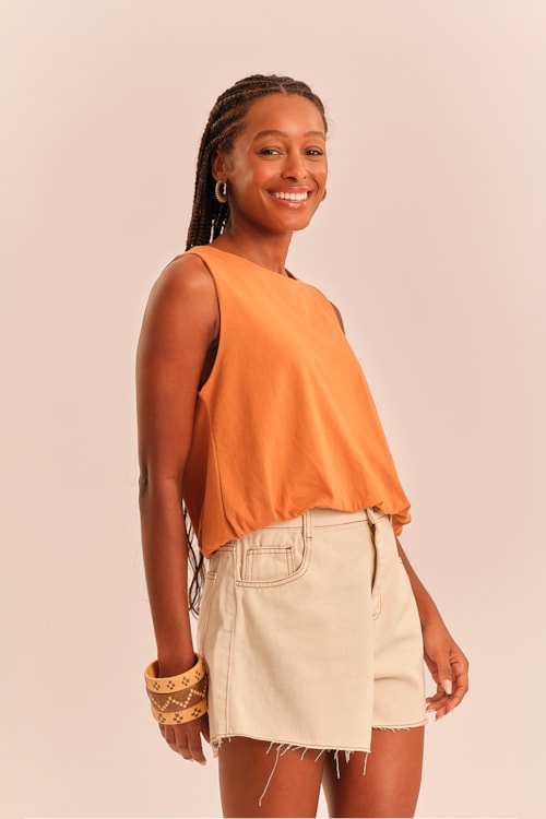 Blusa Balone Poente Acafrao - foto 2