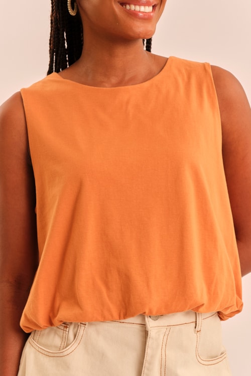 Blusa Balone Poente Acafrao - foto 3