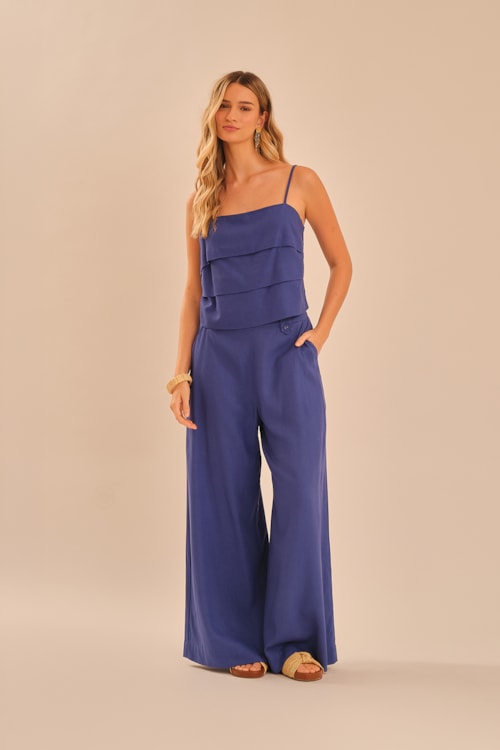 Blusa Brisa Do Mar Azul Marine - foto 1