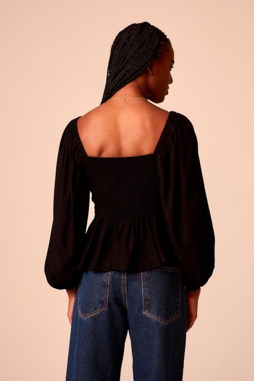 Blusa Camelia Preto - foto 3
