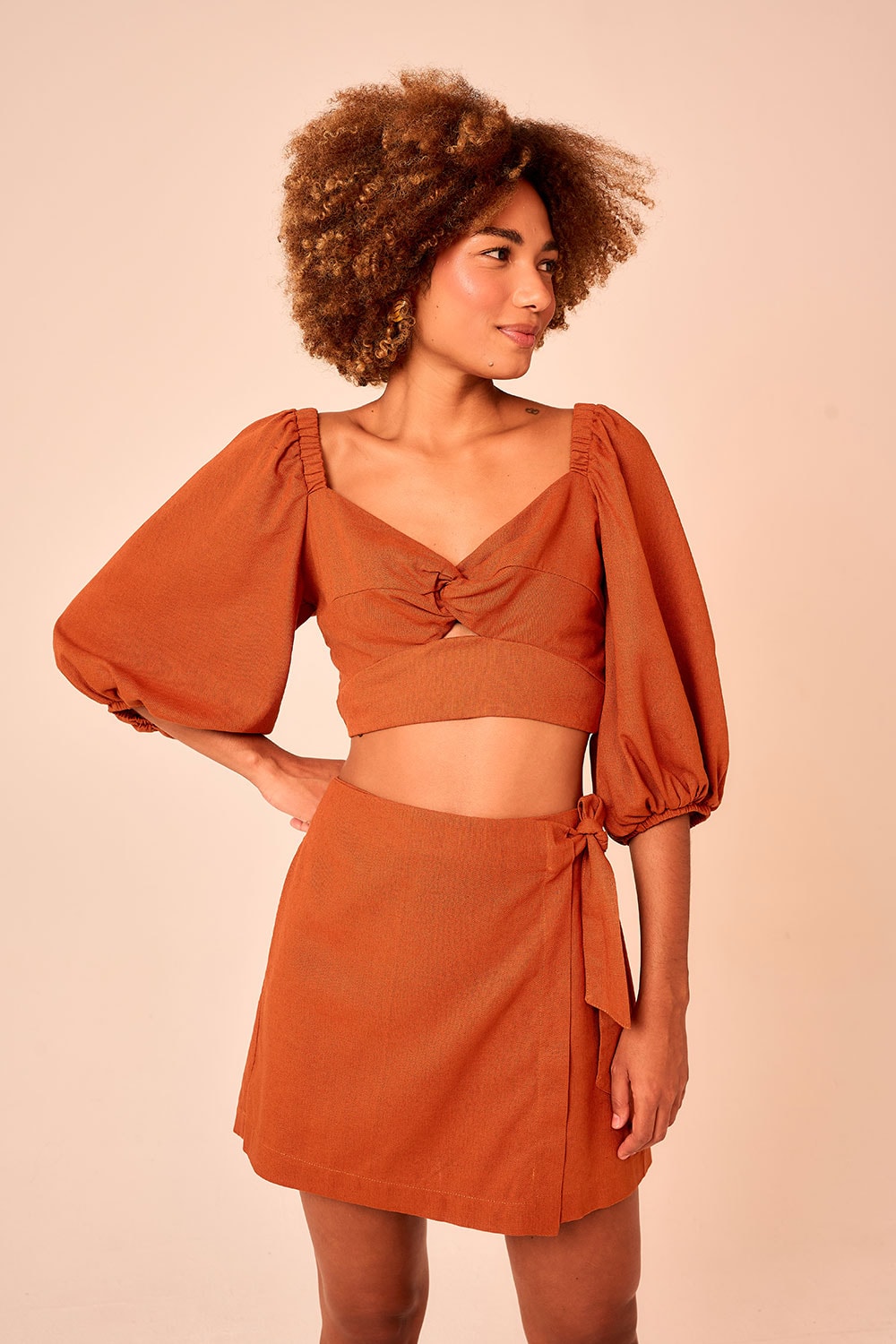 Blusa Caramel Caramelo
