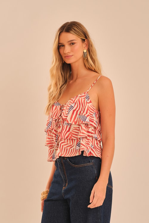 Blusa Cardume Estampado - foto 4