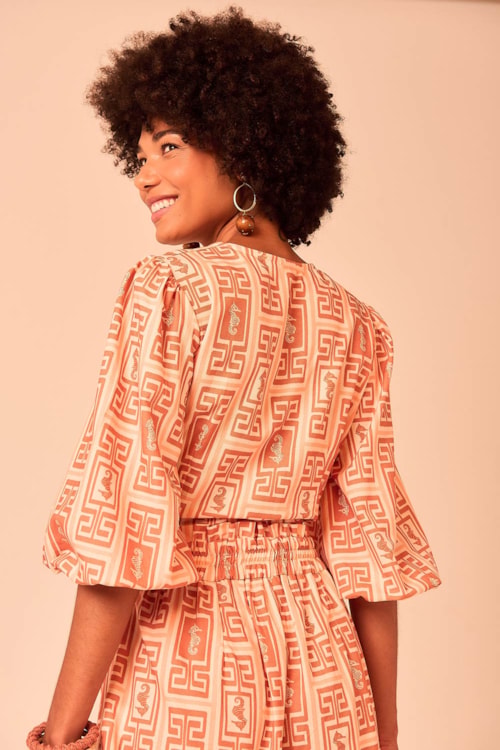 Blusa Cavalo Marinho Estampado - foto 4