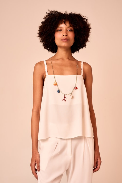 Blusa Celeste Off - foto 1