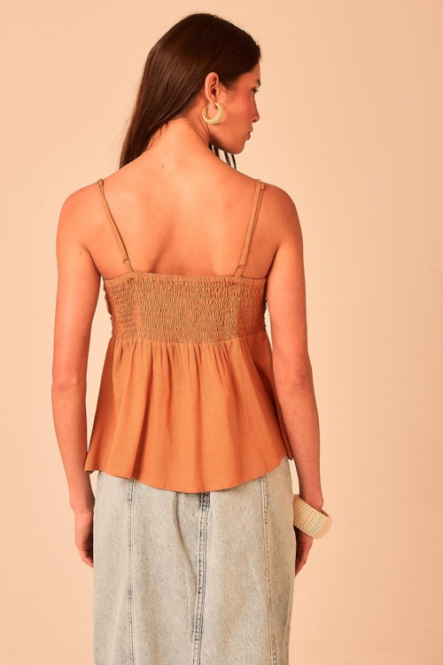 Blusa Ciena Caramelo - foto 4
