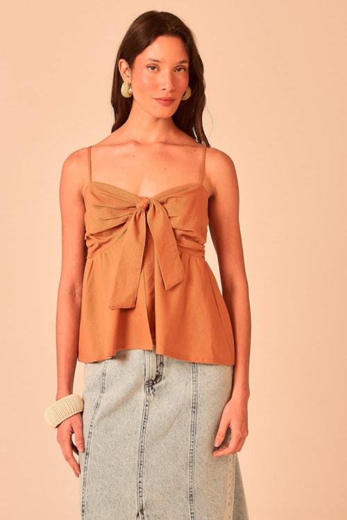Blusa Ciena Caramelo - foto 1