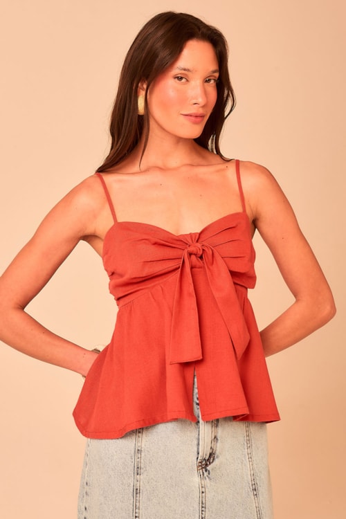 Blusa Ciena Telha - foto 3