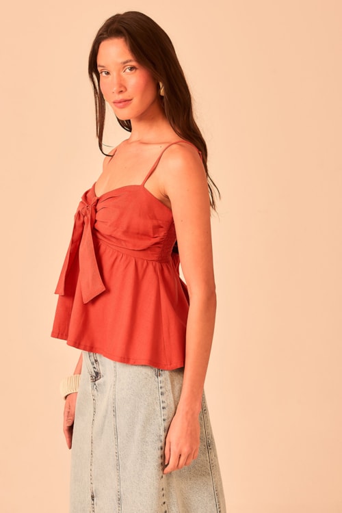 Blusa Ciena Telha - foto 4