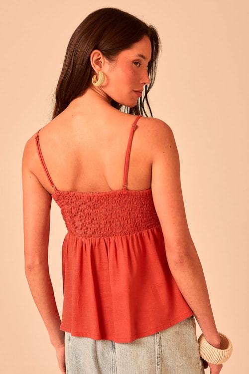 Blusa Ciena Telha - foto 5