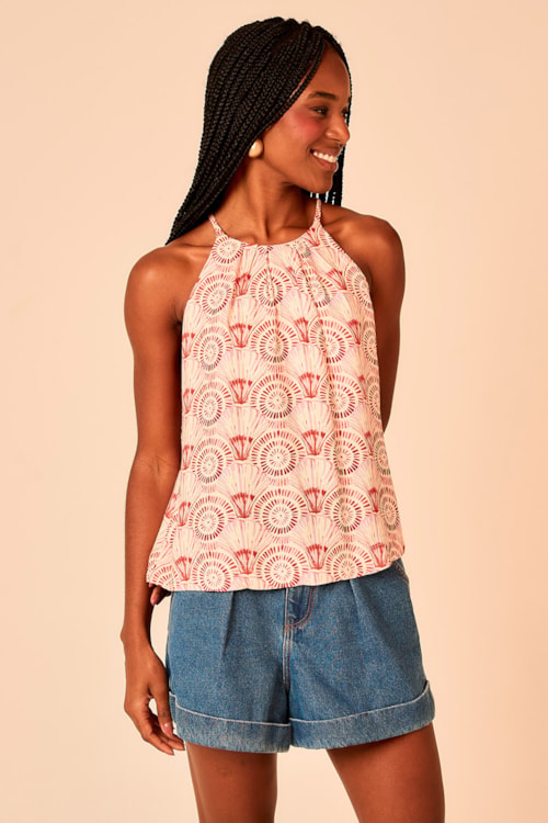Blusa Concha Chilli Estampado - foto 1
