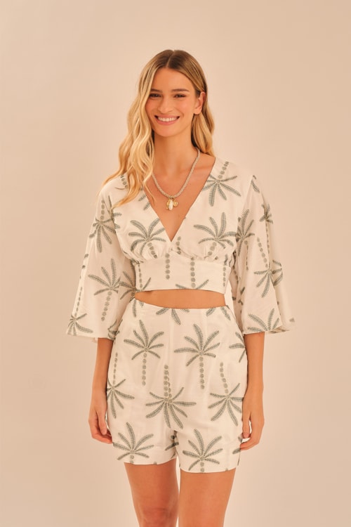 Blusa Coqueiro Balneario Off - foto 3