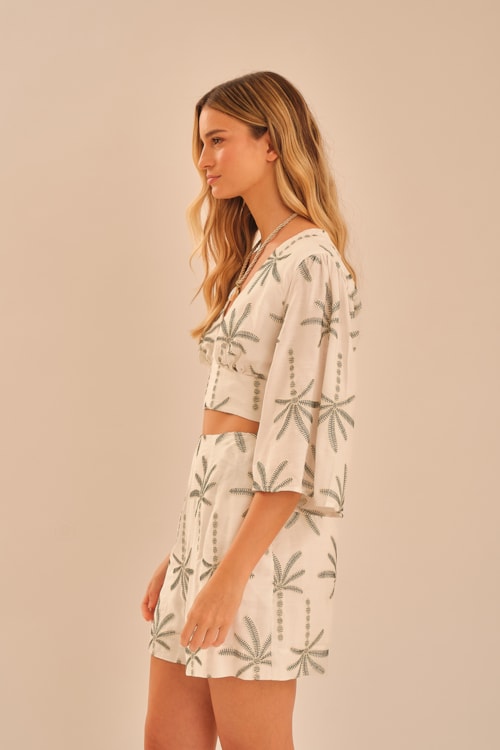 Blusa Coqueiro Balneario Off - foto 4