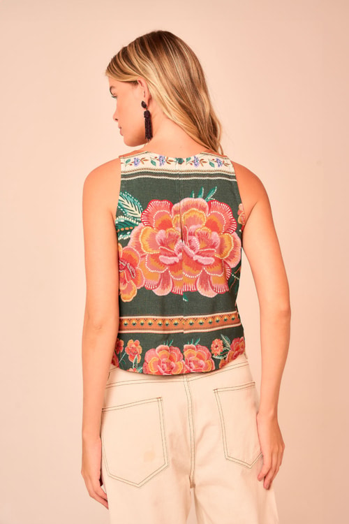 Blusa Delicadeza Da Floresta Estampado - foto 2