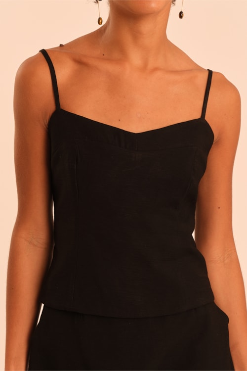 Blusa Delicato Cotton Preto - foto 3