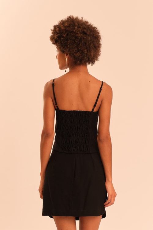 Blusa Delicato Cotton Preto - foto 5