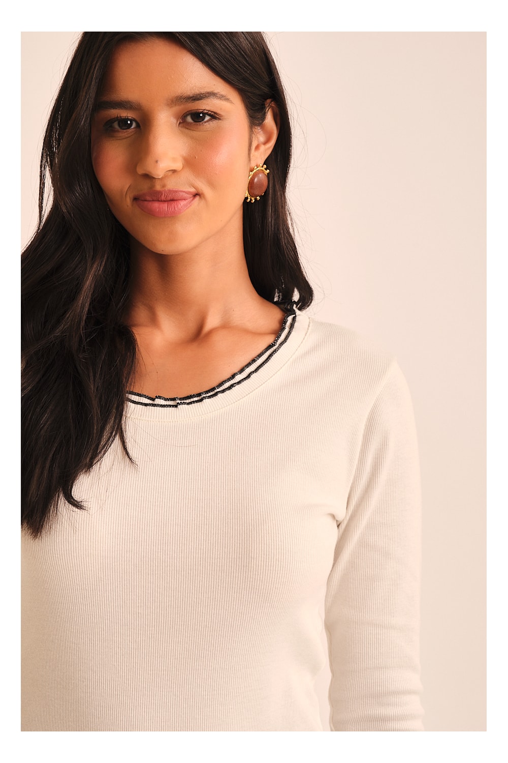 Blusa Detalhe Frufru Off