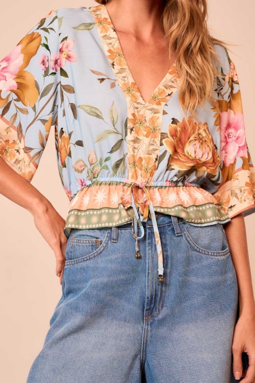 Blusa Estampa Sorrento Estampado - foto 1
