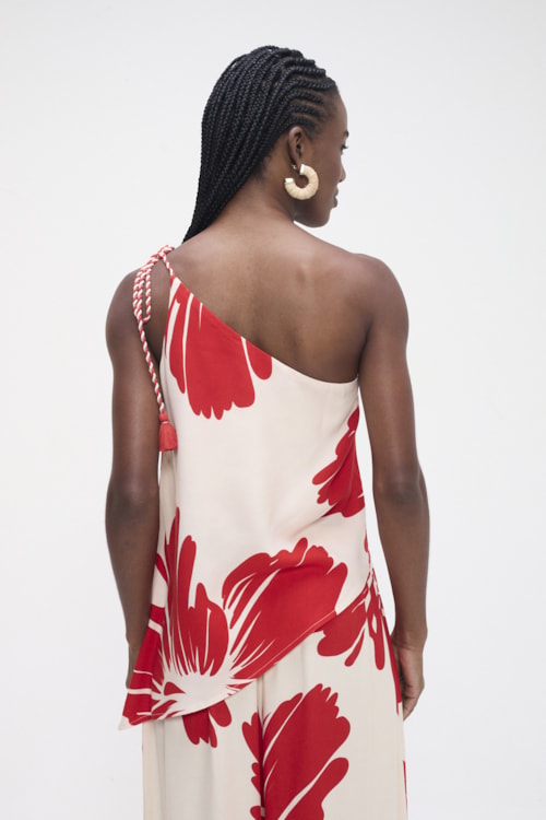 Blusa Flor De Capri Estampado - foto 3
