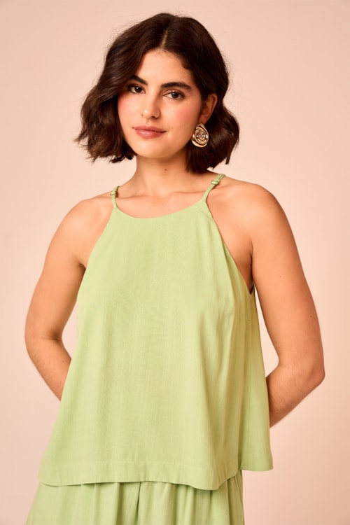 Blusa Flor Verde - foto 1