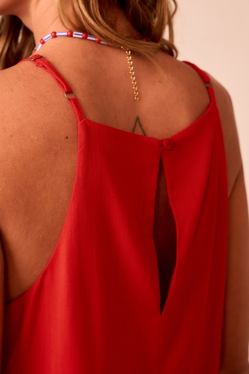 Blusa Flor Vermelho - foto 4