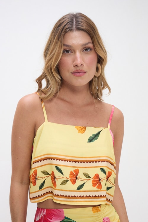 Blusa Flora Estampado - foto 2