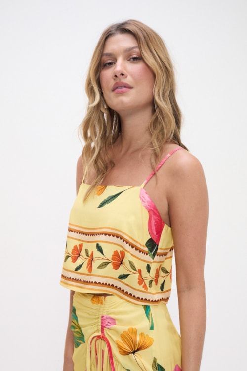 Blusa Flora Estampado - foto 3