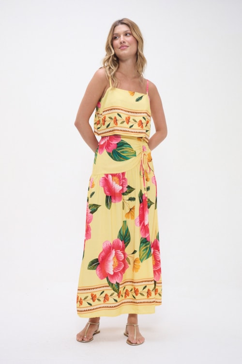Blusa Flora Estampado - foto 1