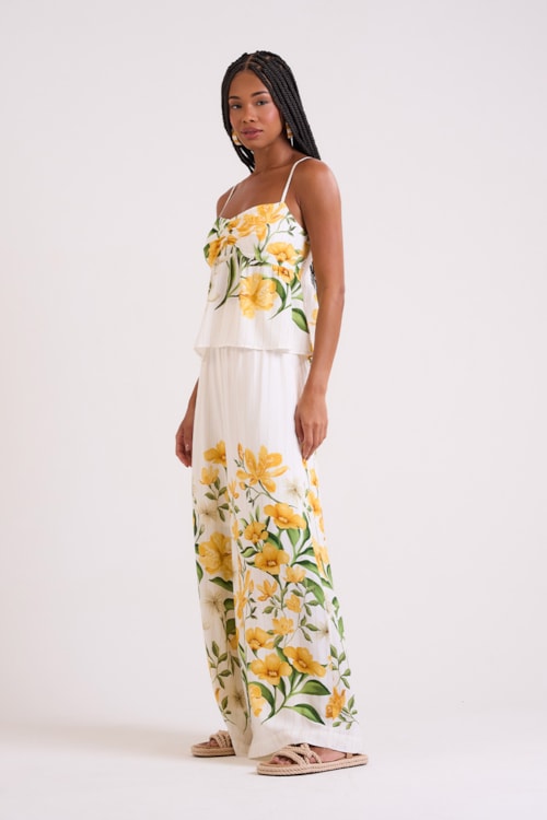Blusa Floral Canola Estampado - foto 2