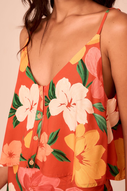 Blusa Floral Fiore Estampado - foto 4